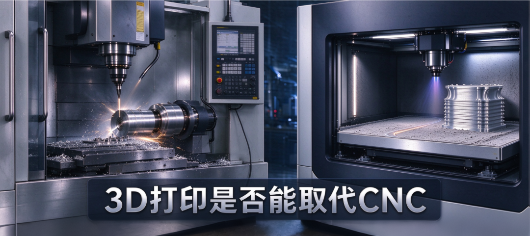 3D打印涨52%、CNC规模是它的4.5倍——替代从何谈起?